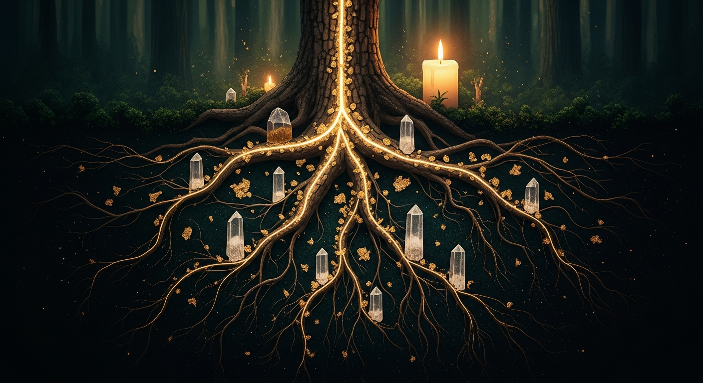 Anchoring roots